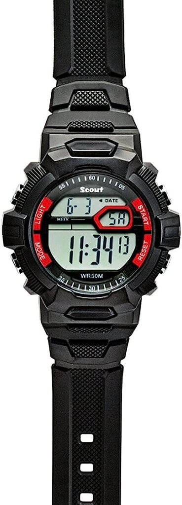 Scout Unisex Kinder Digital UHR ar plastmasas rokassprādzi 280308000 B06X9Q7LXF cena un informācija | Bērnu aksesuāri | 220.lv