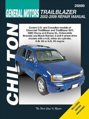 GM Trailblazer (Chilton): Chevrolet Trailblazer, Gmc Envoy, Oldsmobile Bravada & Rainier 02-09 cena un informācija | Ceļojumu apraksti, ceļveži | 220.lv