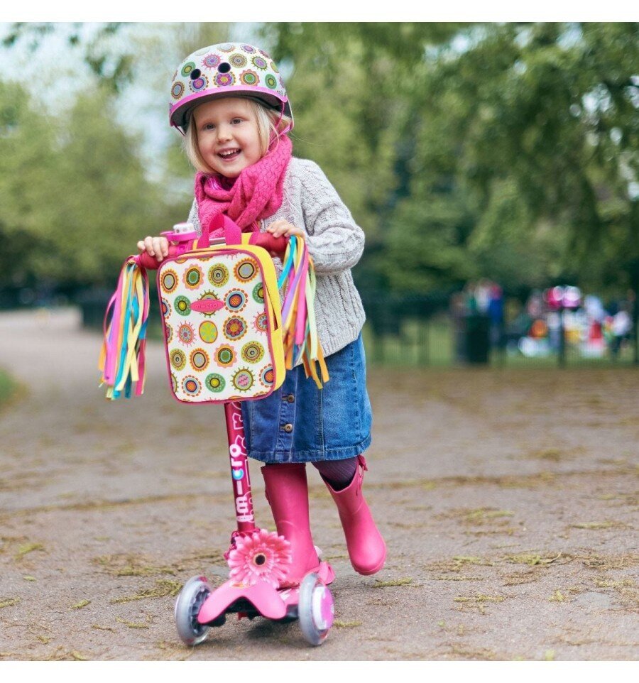 Bērnu skrejritenis Micro Mini Deluxe Foldable Pink cena un informācija | Skrejriteņi | 220.lv