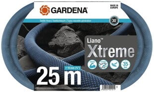 Tekstila šļūtenes komplekts Gardena Liano™ Xtreme 19 mm, 25 m cena un informācija | Laistīšanas sistēmas | 220.lv