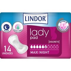 Прокладки от протекания Lindor Lady Pad Maxi цена и информация | Тампоны, гигиенические прокладки для критических дней, ежедневные прокладки | 220.lv