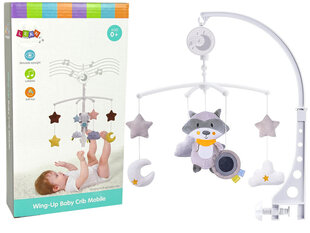 Карусель для детской кроватки - Енот цена и информация | Игрушки для малышей | 220.lv