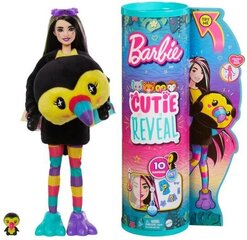 Набор куклы Barbie Cutie Reveal, птица-тукан цена и информация | Игрушки для девочек | 220.lv