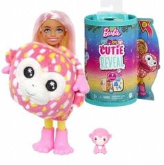 Lelles Barbie Cutie Reveal komplekts, pērtiķis cena un informācija | Rotaļlietas meitenēm | 220.lv