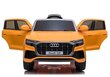 Bērnu elektromobilis Audi Q8 Yellow cena un informācija | Bērnu elektroauto | 220.lv