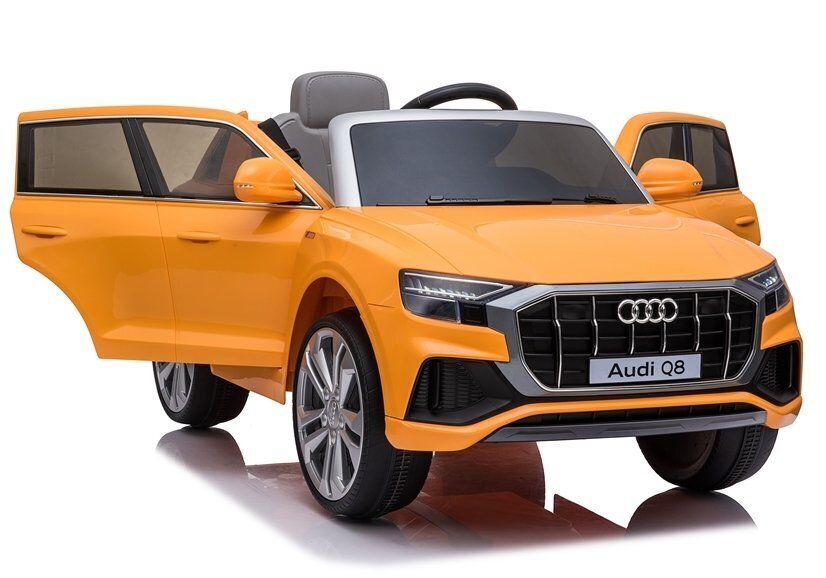 Bērnu elektromobilis Audi Q8 Yellow cena un informācija | Bērnu elektroauto | 220.lv