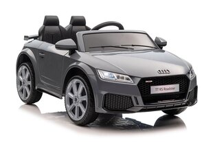 Bērnu elektromobilis Audi TT RS, pelēks cena un informācija | Elektromobīļi bērniem | 220.lv