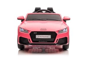 Bērnu elektromobilis Audi TT RS, rozā cena un informācija | Elektromobīļi bērniem | 220.lv
