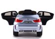BMW X6 elektromobilis bērniem, sudraba krāsā цена и информация | Bērnu elektroauto | 220.lv