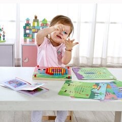 Krāsaina puzle bērniem 10 gab. cena un informācija | Attīstošās rotaļlietas | 220.lv