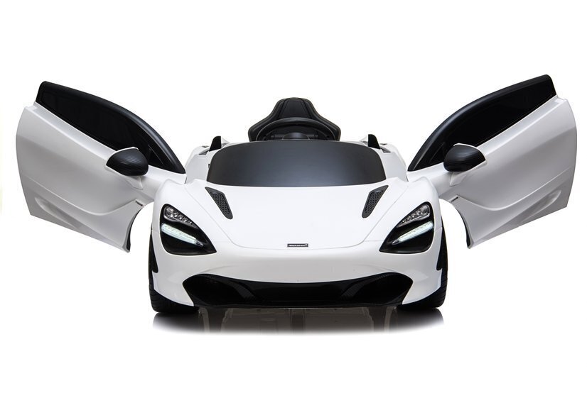 McLaren 720S vienvietīgs elektromobilis bērniem, balts cena un informācija | Bērnu elektroauto | 220.lv