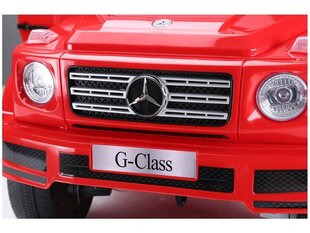 Детский одноместный электромобиль Mercedes G500, красный цена и информация | Электромобили для детей | 220.lv