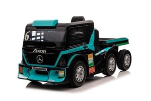 Одноместный электромобиль с прицепом Mercedes-Benz Axor XMX622, синий цена и информация | Электромобили для детей | 220.lv