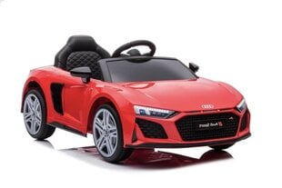 Vienvietīga elektriskā automašīna bērniem AUDI R8 A300, sarkana cena un informācija | Elektromobīļi bērniem | 220.lv