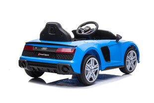 Vienvietīga elektriskā automašīna bērniem AUDI R8 A300, zila cena un informācija | Bērnu elektroauto | 220.lv