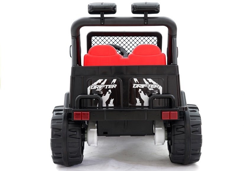 Vienvietīgs elektromobilis Jeep Raptor S618, melns cena un informācija | Bērnu elektroauto | 220.lv