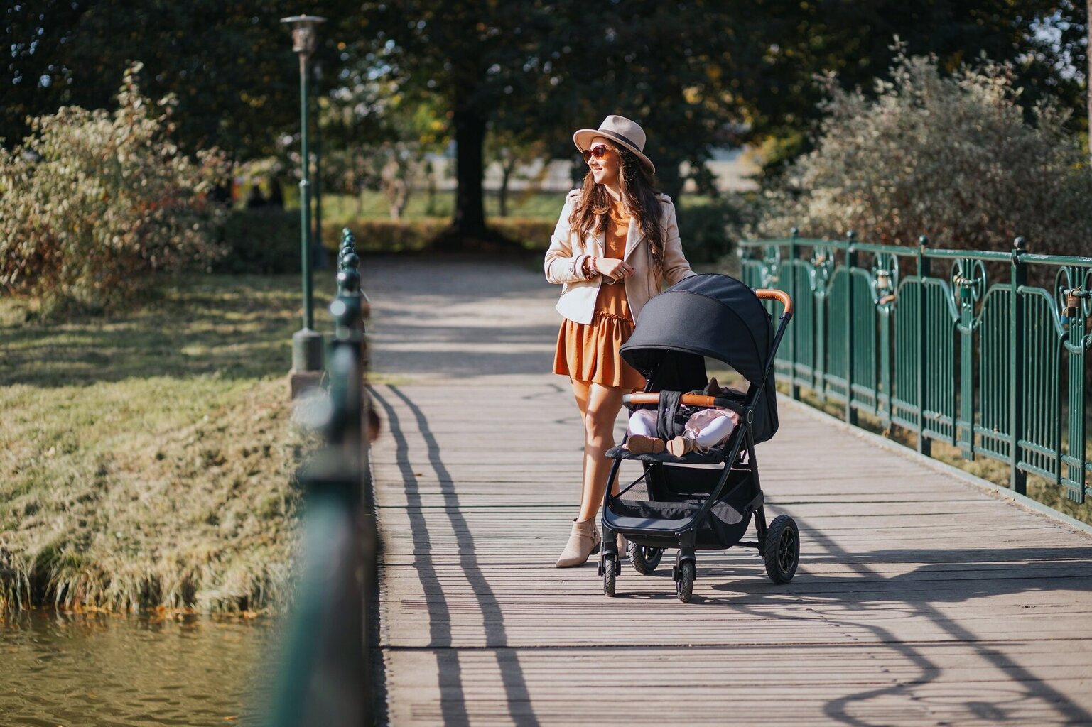 Ratiņi 4Baby Stinger Air, Light Grey cena un informācija | Bērnu rati | 220.lv