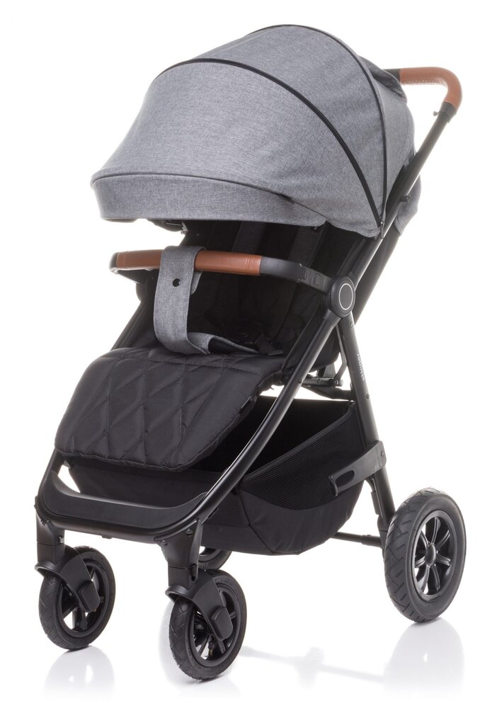 Ratiņi 4Baby Stinger Air, Light Grey cena un informācija | Bērnu rati | 220.lv