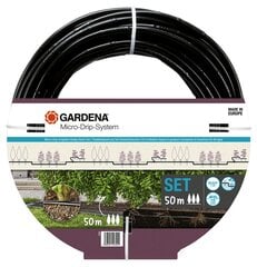 Система капельного орошения для кустов/живых изгородей Gardena Micro-Drip, 50м цена и информация | Оборудование для полива | 220.lv