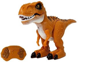 Dinozaurs ar tālvadības pulti, oranžs цена и информация | Игрушки для мальчиков | 220.lv