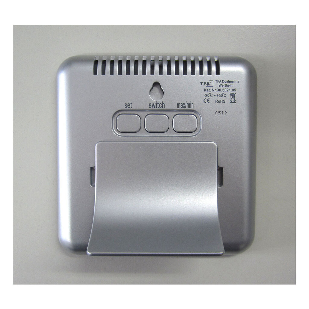 Digitālais termohigrometrs TFA Style 30.5021, melns цена и информация | Meteostacijas, āra termometri | 220.lv