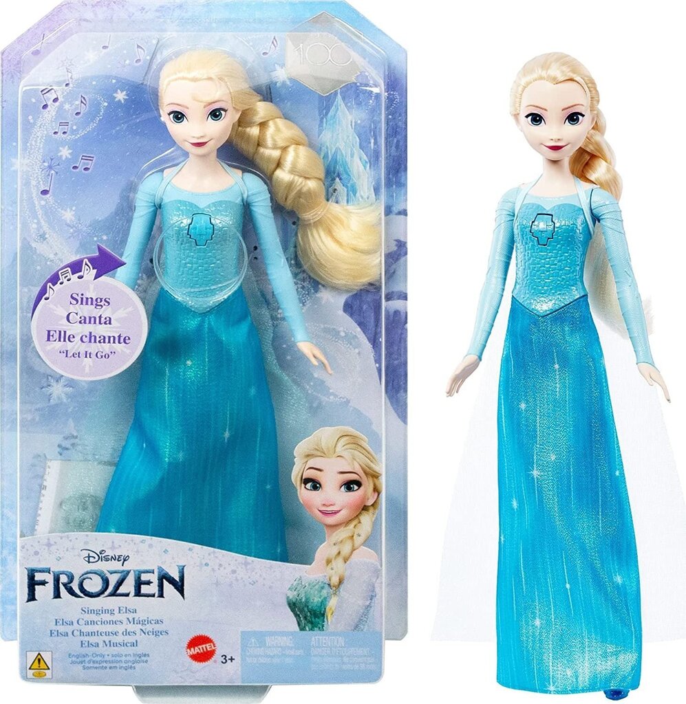 Dziedošā lelle Elza Disney Frozen, EN цена и информация | Rotaļlietas meitenēm | 220.lv