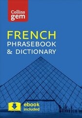 Collins French Phrasebook and Dictionary Gem Edition: Essential Phrases and Words in a Mini, Travel-Sized Format 4th Revised edition, Collins French Phrasebook and Dictionary Gem Edition: Essential Phrases and Words in a Mini, Travel Sized Format цена и информация | Путеводители, путешествия | 220.lv