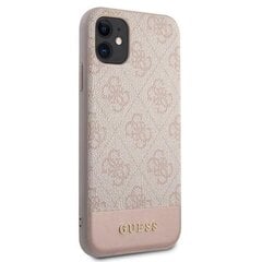 Oriģināls vāciņš GUESS - 4G Stripe Collection - IPhone 11/Xr , rozā cena un informācija | Telefonu vāciņi, maciņi | 220.lv
