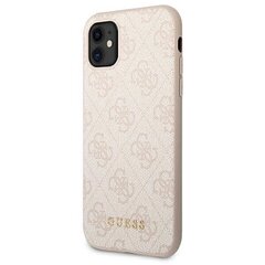 Vāciņš GUESS 4G Metal Gold Logo - Iphone 11 , rozā цена и информация | Чехлы для телефонов | 220.lv