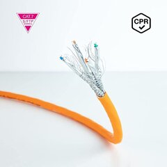 Жесткий сетевой кабель FTP кат. 7 NANOCABLE 10.20.1700-100, 100 м цена и информация | Кабели и провода | 220.lv