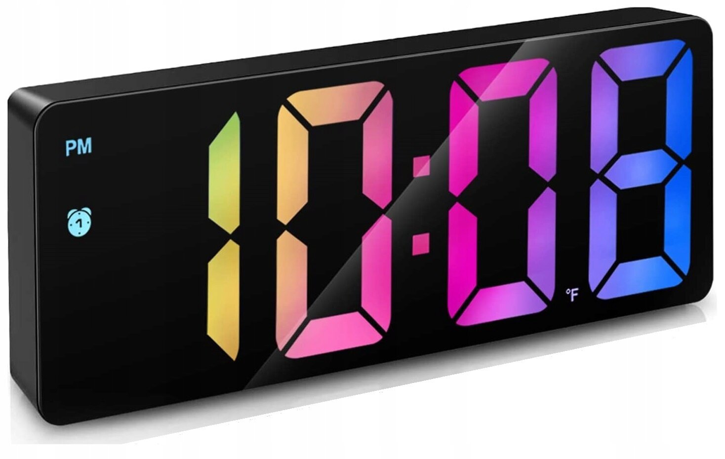 Daudzkrāsains pulkstenis/modinātājs cena un informācija | Radioaparāti, modinātājpulksteņi | 220.lv