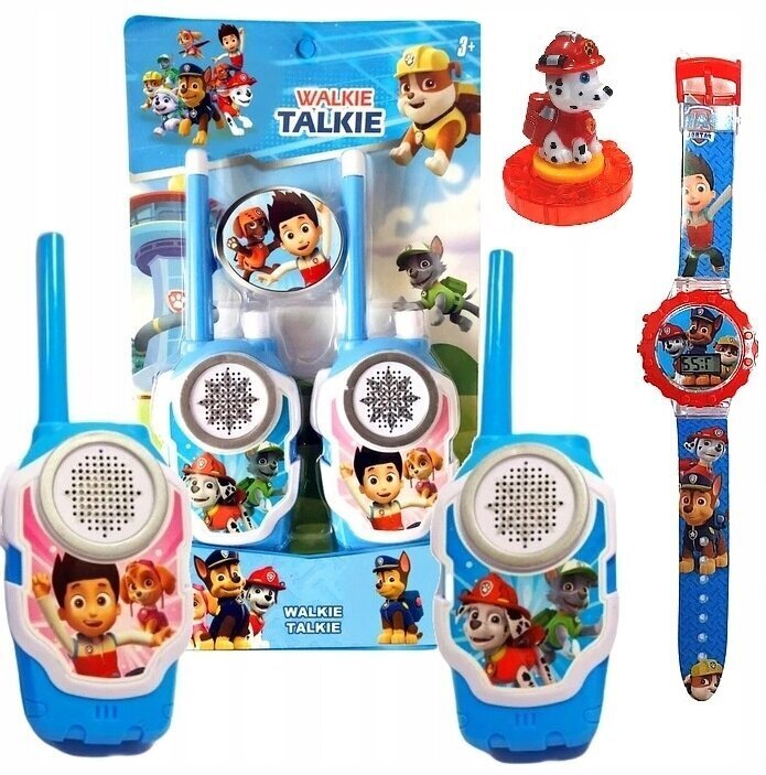 Paw Patrol ratiņtālruņi bērniem un digitālais pulkstenis цена и информация | Attīstošās rotaļlietas | 220.lv