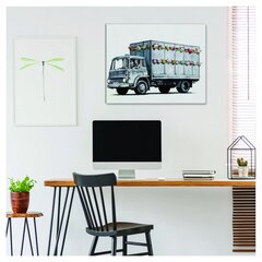 Sienas apdruka Audekls Banksy Graffiti Animal Truck interjera dekors - 100 x 60 cm цена и информация | Картины | 220.lv