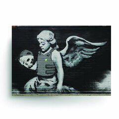 Sienas plakāts Banksy Graffiti Fallen Angel Interjera dekors - 60 x 43 cm цена и информация | Картины | 220.lv