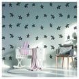 Vinila sienas uzlīmes, melnās zvaigznes, bērnu istabas interjera dekors - 40 gab. (10 cm)