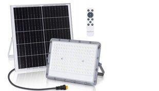 Уличный светильник с солнечной батареей, 2000 лм, 200 Вт цена и информация | Уличное освещение | 220.lv