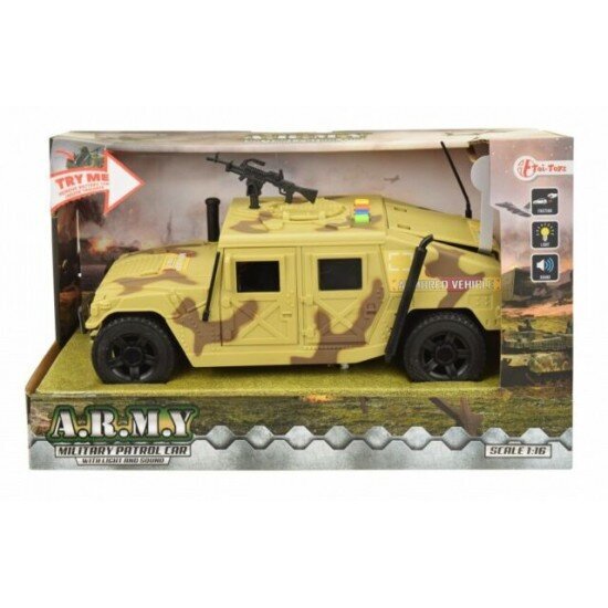 Armijas automašīna 1:16 cena un informācija | Rotaļlietas zēniem | 220.lv