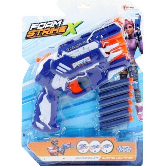 Pistole ar putu lodēm FOAM STRIKEX cena un informācija | Rotaļlietas zēniem | 220.lv