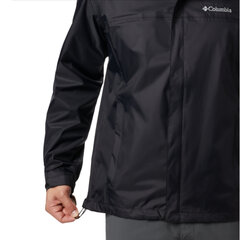 Columbia Watertight II Rain Jacket, Vīriešu jaka, Melna cena un informācija | Vīriešu virsjakas | 220.lv