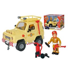 SIMBA Fireman Sam Rescue Jeep Sam Figure цена и информация | Конструктор автомобилей игрушки для мальчиков | 220.lv