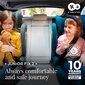 Kinderkraft autokrēsliņš Junior Fix 2 i-Size 15-36 kg Isofix, Graphite Black cena un informācija | Autokrēsliņi | 220.lv