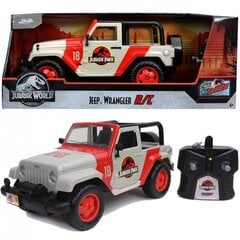 Радиоуправляемый автомобиль JADA Jurassic World Jeep Wrangler с дистанционным управлением цена и информация | Конструктор автомобилей игрушки для мальчиков | 220.lv