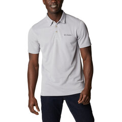 Columbia Nelson Point Polo, men's polo shirts , Pelēka цена и информация | Мужские футболки | 220.lv
