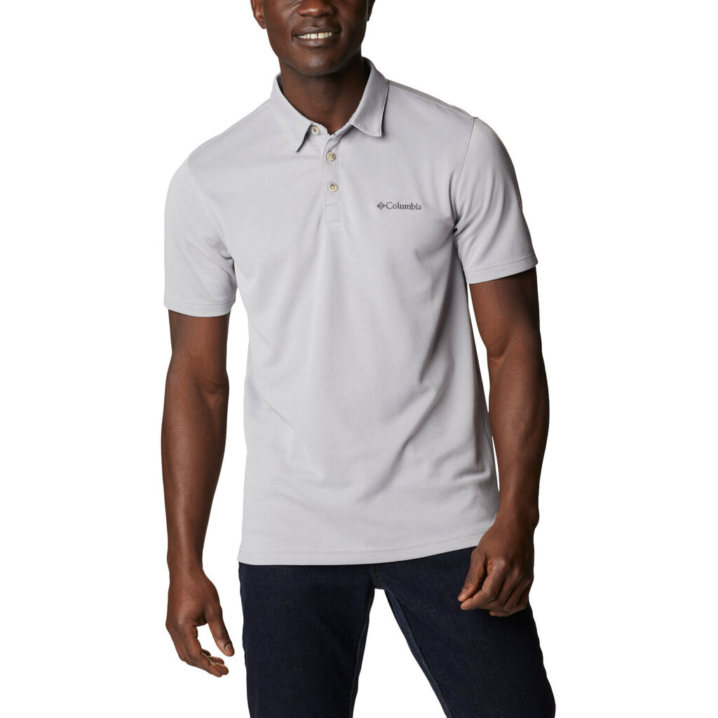 Columbia Nelson Point Polo, men's polo shirts , Pelēka cena un informācija | Vīriešu T-krekli | 220.lv