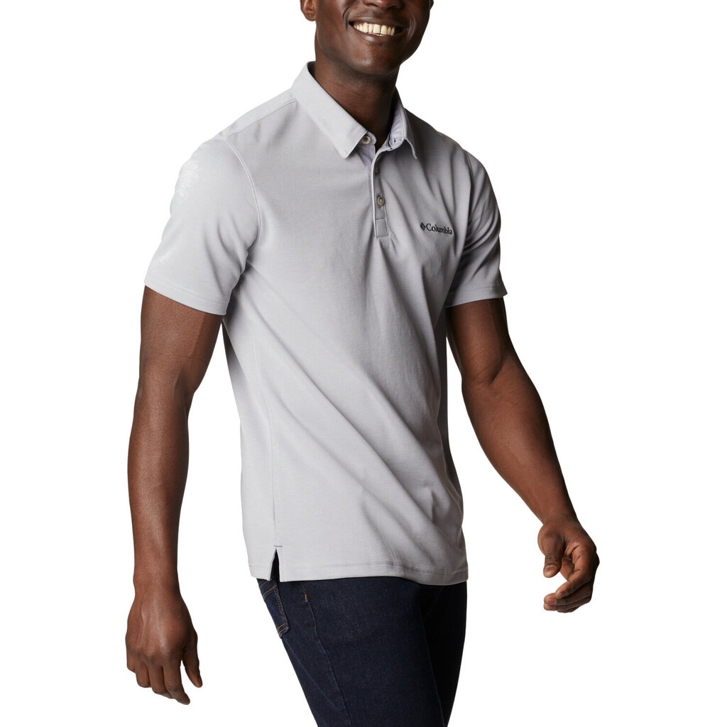 Columbia Nelson Point Polo, men's polo shirts , Pelēka цена и информация | Vīriešu T-krekli | 220.lv