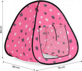 Iplay telts bērniem, rozā cena un informācija | Bērnu rotaļu laukumi, mājiņas | 220.lv