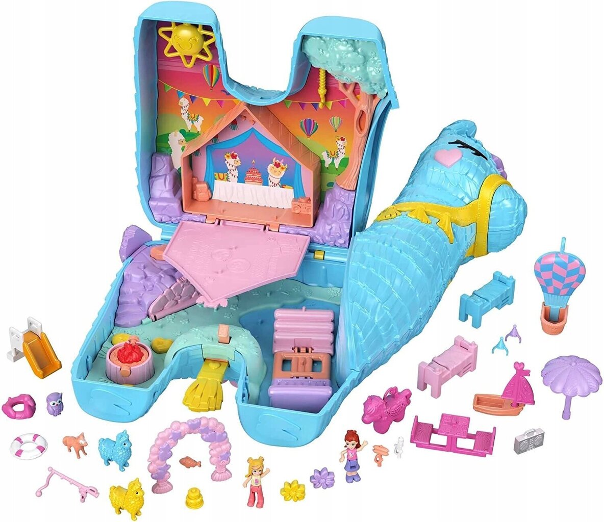 Polly Pocket Llama Party (Window Box) cena un informācija | Rotaļlietas meitenēm | 220.lv