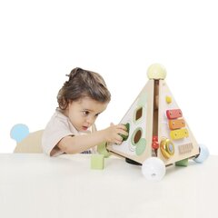 Деревянная образовательная пирамида 4in1 цена и информация | Развивающие игрушки | 220.lv