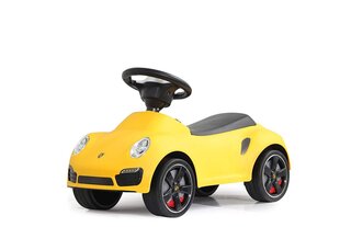 Bērnu automašīna Porsche 911 Turbo S, dzeltena (c0281) cena un informācija | Rotaļlietas zīdaiņiem | 220.lv