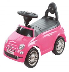 Автомобиль-каталка с лицензией Fiat 500, розовый цена и информация | Игрушки для малышей | 220.lv